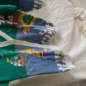 Marisa christina classics sail boay /lighthouse themed sweater